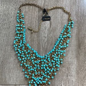 NWT Tanjore bib necklace